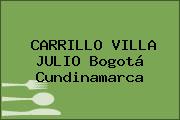 CARRILLO VILLA JULIO Bogotá Cundinamarca