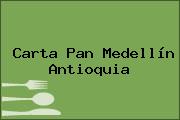 Carta Pan Medellín Antioquia