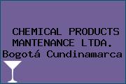 CHEMICAL PRODUCTS MANTENANCE LTDA. Bogotá Cundinamarca