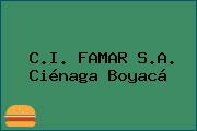 C.I. FAMAR S.A. Ciénaga Boyacá
