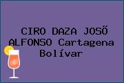 CIRO DAZA JOSÕ ALFONSO Cartagena Bolívar