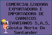 COMERCIALIZADORA EXPORTADORA E IMPORTADORA DE CARNICOS BOLIVARIANOS S.A.S. Cúcuta Norte De Santander