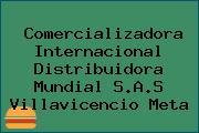 Ver comercializadora internacional distribuidora mundial sas villavicencio meta Comercializadora Internacional Distribuidora Mundial S.A.S Villavicencio Meta