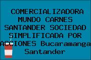COMERCIALIZADORA MUNDO CARNES SANTANDER SOCIEDAD SIMPLIFICADA POR ACCIONES Bucaramanga Santander