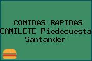 Ver comidas rapidas camilete piedecuesta santander COMIDAS RAPIDAS CAMILETE Piedecuesta Santander