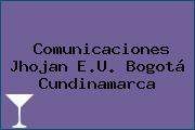 Comunicaciones Jhojan E.U. Bogotá Cundinamarca
