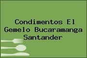 Condimentos El Gemelo Bucaramanga Santander