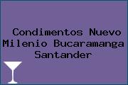 Condimentos Nuevo Milenio Bucaramanga Santander