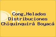 Cong.Helados Distribuciones Chiquinquirá Boyacá