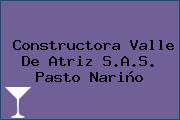 Constructora Valle De Atriz S.A.S. Pasto Nariño