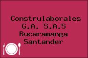 Construlaborales G.A. S.A.S Bucaramanga Santander