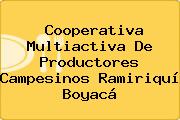 Cooperativa Multiactiva De Productores Campesinos Ramiriquí Boyacá