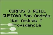 CORPUS O NEILL GUSTAVO San Andrés San Andrés Y Providencia