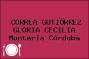 CORREA GUTIÕRREZ GLORIA CECILIA Montería Córdoba