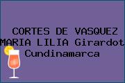 CORTES DE VASQUEZ MARIA LILIA Girardot Cundinamarca