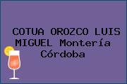 COTUA OROZCO LUIS MIGUEL Montería Córdoba