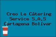 Creo Le Cátering Service S.A.S Cartagena Bolívar