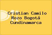 Cristian Camilo Rozo Bogotá Cundinamarca