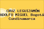 CRUZ LEGUIZAMÓN ADOLFO MIGUEL Bogotá Cundinamarca