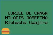 CURIEL DE CANGA MILADIS JOSEFINA Riohacha Guajira