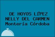 Ver de hoyos lpez nelly del carmen monteria cordoba DE HOYOS LµPEZ NELLY DEL CARMEN Montería Córdoba