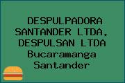 DESPULPADORA SANTANDER LTDA. DESPULSAN LTDA Bucaramanga Santander