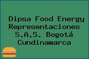 Ver dipsa food energy representaciones sas bogota cundinamarca Dipsa Food Energy Representaciones S.A.S. Bogotá Cundinamarca