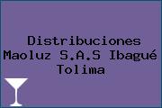 Distribuciones Maoluz S.A.S Ibagué Tolima