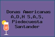 Donas Americanas A.D.H S.A.S. Piedecuesta Santander