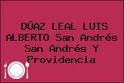 DÚAZ LEAL LUIS ALBERTO San Andrés San Andrés Y Providencia