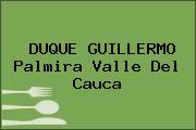 DUQUE GUILLERMO Palmira Valle Del Cauca