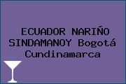 ECUADOR NARIÑO SINDAMANOY Bogotá Cundinamarca
