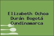 Elizabeth Ochoa Durán Bogotá Cundinamarca