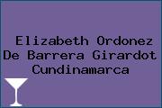 Elizabeth Ordonez De Barrera Girardot Cundinamarca