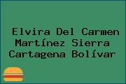 Elvira Del Carmen Martínez Sierra Cartagena Bolívar