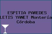 ESPITIA PAREDES LETIS YANET Montería Córdoba