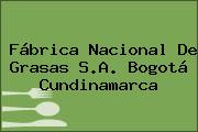 Fábrica Nacional De Grasas S.A. Bogotá Cundinamarca