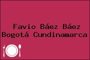 Favio Báez Báez Bogotá Cundinamarca