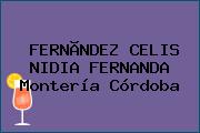 FERNÃNDEZ CELIS NIDIA FERNANDA Montería Córdoba