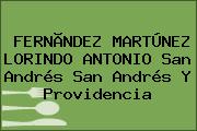 FERNÃNDEZ MARTÚNEZ LORINDO ANTONIO San Andrés San Andrés Y Providencia
