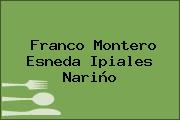 Franco Montero Esneda Ipiales Nariño