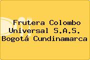 Frutera Colombo Universal S.A.S. Bogotá Cundinamarca