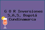 G O R Inversiones S.A.S. Bogotá Cundinamarca
