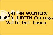 GAITÁN QUINTERO MARÍA JUDITH Cartago Valle Del Cauca