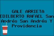 GALE ARRIETA EDILBERTO RAFAEL San Andrés San Andrés Y Providencia
