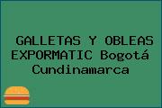 GALLETAS Y OBLEAS EXPORMATIC Bogotá Cundinamarca