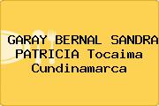 GARAY BERNAL SANDRA PATRICIA Tocaima Cundinamarca