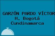 GARZÓN PARDO VÍCTOR H. Bogotá Cundinamarca