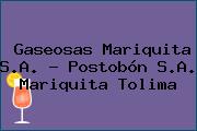 Gaseosas Mariquita S.A. - Postobón S.A. Mariquita Tolima