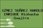 GµMEZ SUÃREZ HAROLD ENRIQUE Riohacha Guajira